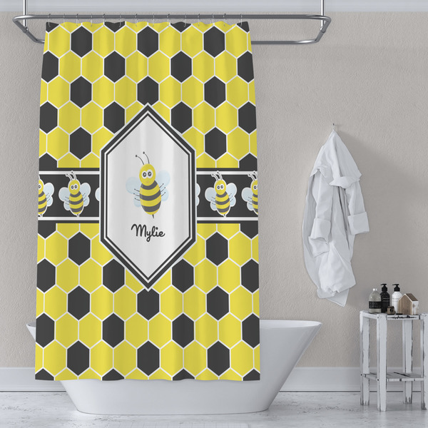 Honeycomb Shower Curtain Lifestyle