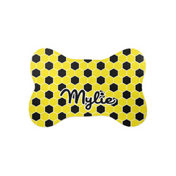 Honeycomb Bone Shaped Dog Food Mat (Small) (Personalized)