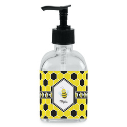 Honeycomb Glass Soap & Lotion Bottle - Single Bottle (Personalized)