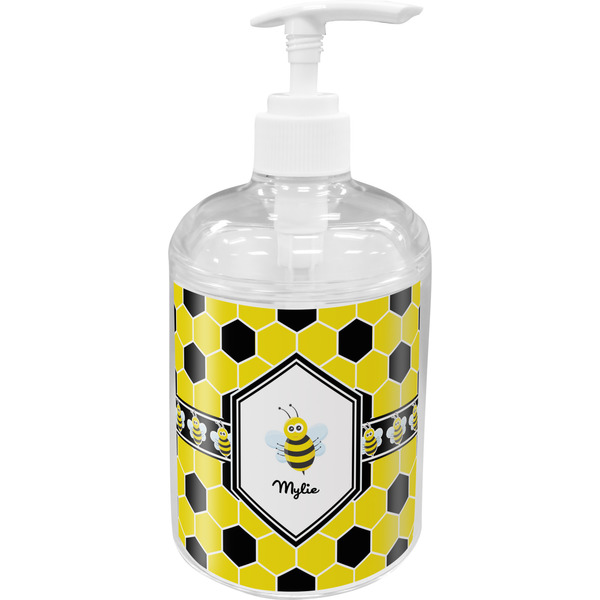 Custom Honeycomb Acrylic Soap & Lotion Bottle (Personalized)
