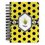 Honeycomb Spiral Notebook - 5x7 w/ Name or Text