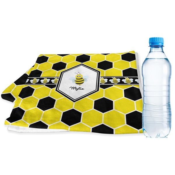Custom Honeycomb Sports & Fitness Towel (Personalized)