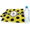 Honeycomb Sports Towel Folded with Water Bottle