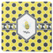 Honeycomb Square Rubber Backed Coaster (Personalized)
