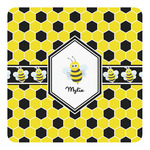 Honeycomb Square Decal - Medium (Personalized)