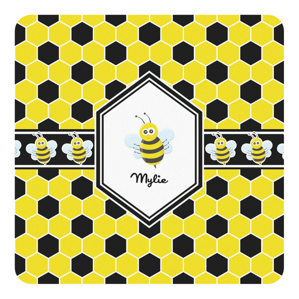 Custom Honeycomb Square Decal - Medium (Personalized)