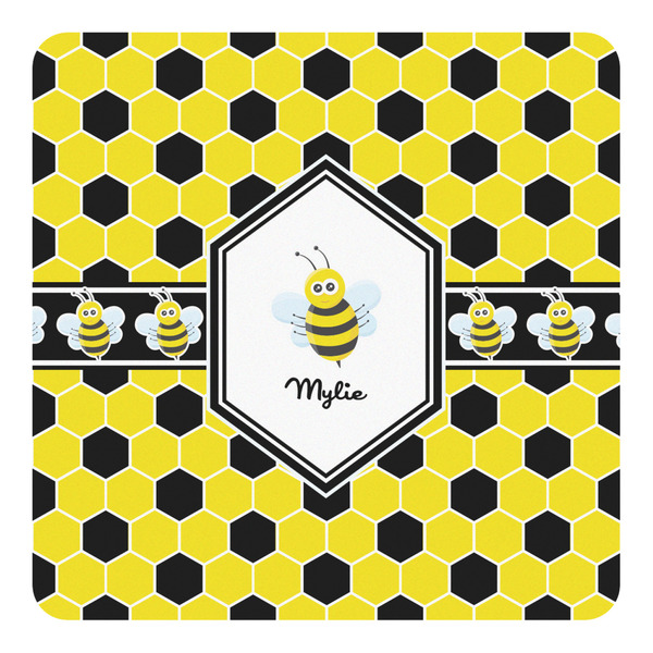 Custom Honeycomb Square Decal - Medium (Personalized)