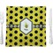 Honeycomb 9.5" Glass Square Lunch / Dinner Plate- Single or Set of 4 (Personalized)
