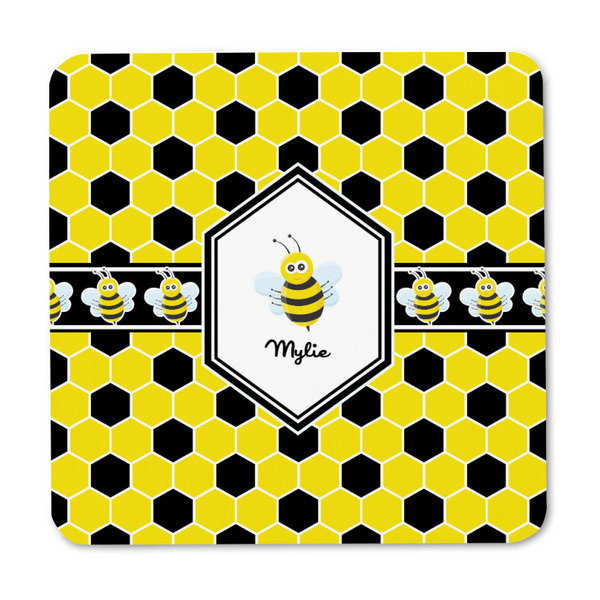 Honeycomb Square Fridge Magnet - FRONT