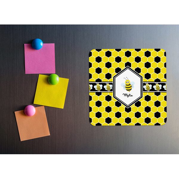 Honeycomb Square Fridge Magnet - LIFESTYLE