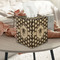 Honeycomb Square Tissue Box Covers - Wood - In Context