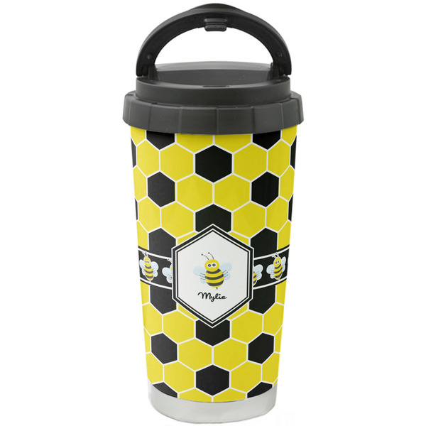 Custom Honeycomb Stainless Steel Coffee Tumbler (Personalized)