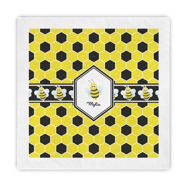 Custom Honeycomb Decorative Paper Napkins (Personalized)