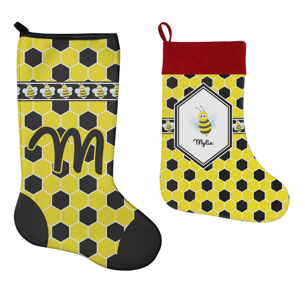 Honeycomb Stockings - Side by Side compare