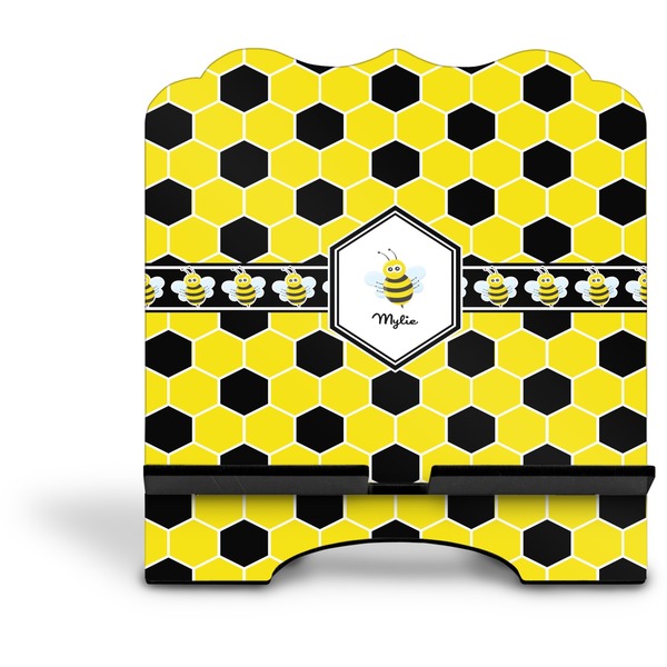 Honeycomb Stylized Tablet Stand - Front without iPad