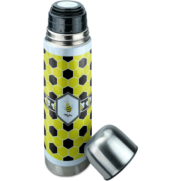 Honeycomb Thermos - Lid Off