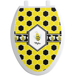 Honeycomb Toilet Seat Decal - Elongated (Personalized)