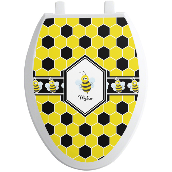 Honeycomb Toilet Seat Decal (Personalized)