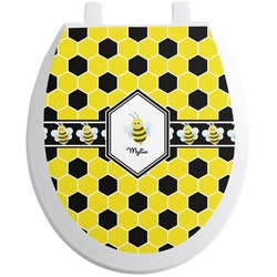 Honeycomb Toilet Seat Decal (Personalized)