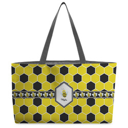 Honeycomb Beach Totes Bag - w/ Black Handles (Personalized)