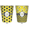 Honeycomb Trash Can White - Front and Back - Apvl