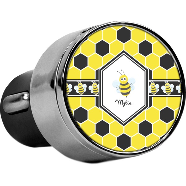 Custom Honeycomb USB Car Charger (Personalized)