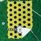 Honeycomb Waffle Weave Golf Towel - In Context