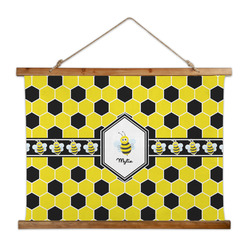 Honeycomb Wall Hanging Tapestry - Wide (Personalized)