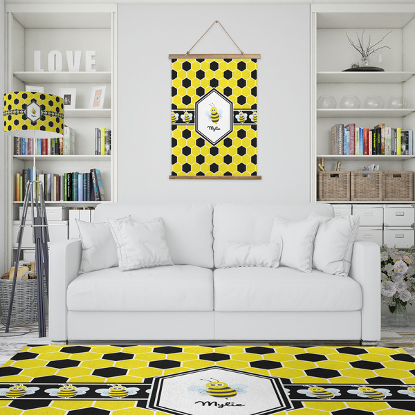 Honeycomb Wall Hanging Tapestry - Portrait - IN CONTEXT