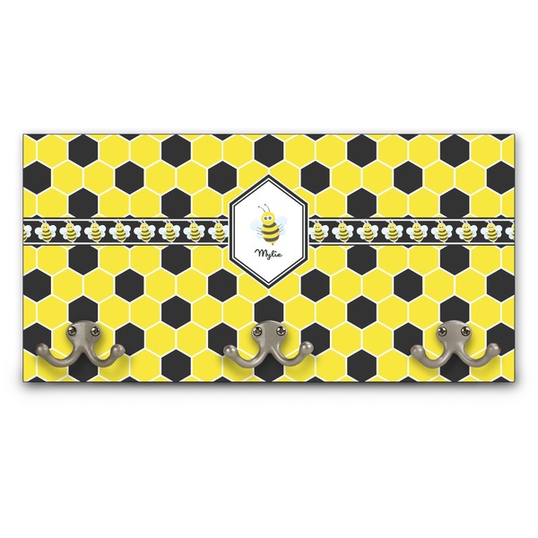 Custom Honeycomb Wall Mounted Coat Rack (Personalized)