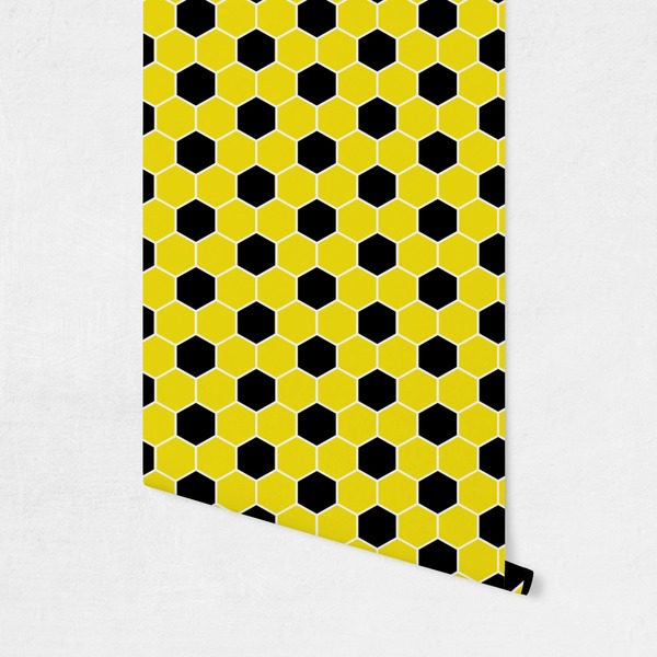 Honeycomb Wallpaper on Wall