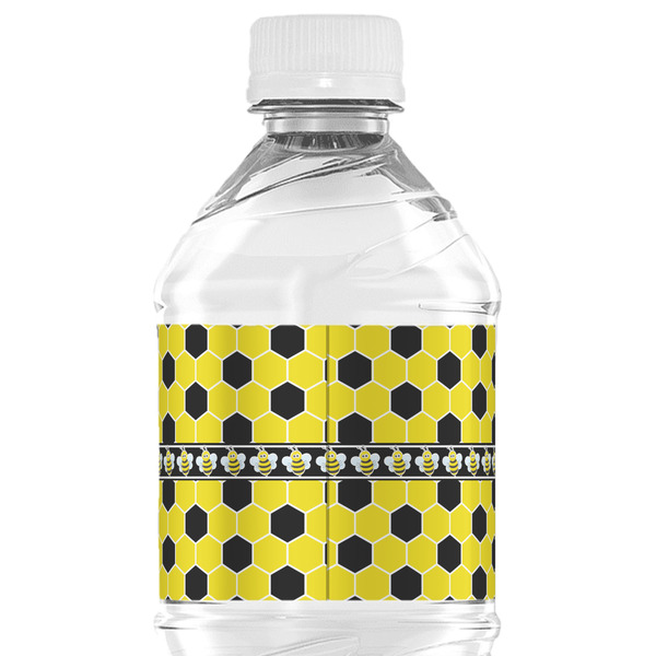 Honeycomb Water Bottle Label - Back View