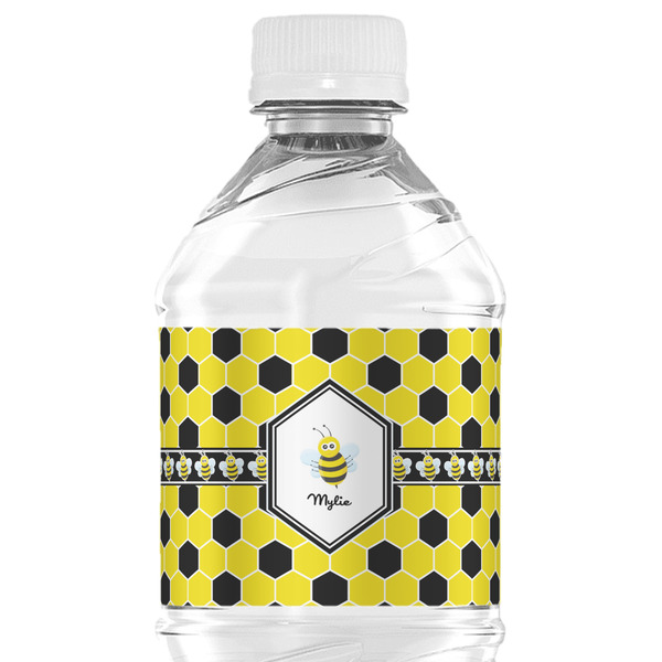 Custom Honeycomb Water Bottle Labels - Custom Sized (Personalized)