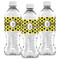 Honeycomb Water Bottle Labels - Front View