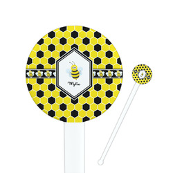 Honeycomb Round Plastic Stir Sticks (Personalized)