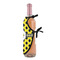 Honeycomb Wine Bottle Apron - DETAIL WITH CLIP ON NECK