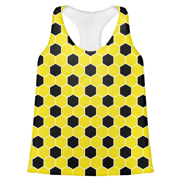 Custom Honeycomb Womens Racerback Tank Top - Large