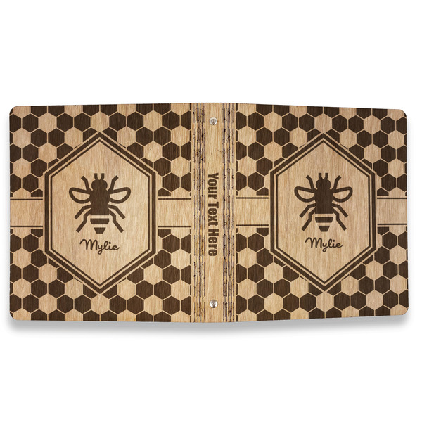 Honeycomb Wood 3-Ring Binders - 1" Letter - Approval