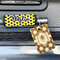 Honeycomb Wood Luggage Tags - Rectangle - Lifestyle
