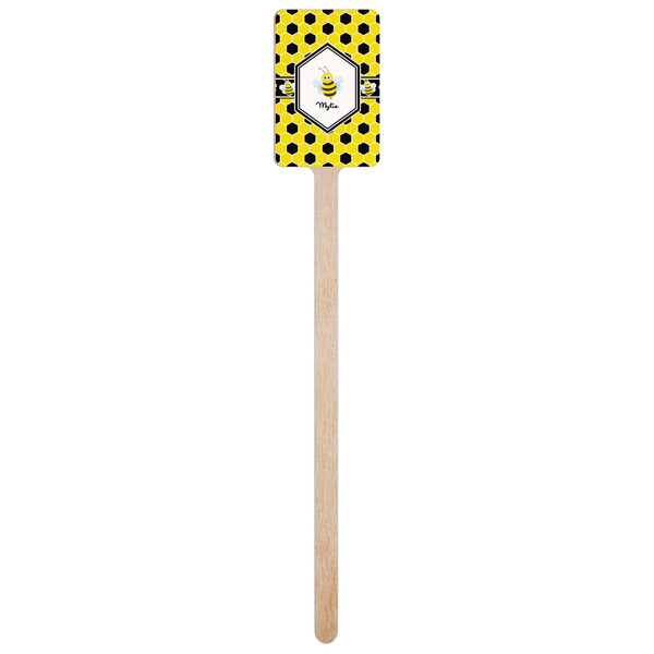 Honeycomb Wooden 6.25" Stir Stick - Rectangular - Single Stick