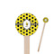 Honeycomb 7.5" Round Wooden Stir Sticks - Double Sided (Personalized)