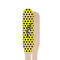 Honeycomb Wooden Food Pick - Paddle - Single Sided - Front & Back