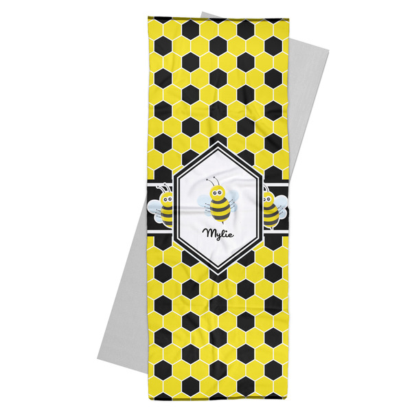 Custom Honeycomb Yoga Mat Towel (Personalized)