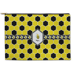 Honeycomb Zipper Pouch - Large - 12.5"x8.5" (Personalized)