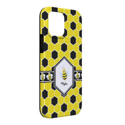 Honeycomb iPhone Case - Rubber Lined - iPhone 13 Pro Max (Personalized)