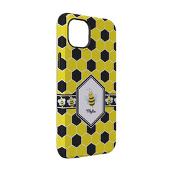Honeycomb iPhone Case - Rubber Lined - iPhone 14 (Personalized)
