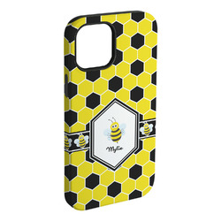 Honeycomb iPhone Case - Rubber Lined - iPhone 15 Pro Max (Personalized)