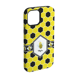 Honeycomb iPhone Case - Rubber Lined - iPhone 15 (Personalized)