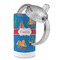 Boats & Palm Trees 12 oz Stainless Steel Sippy Cups - Top Off
