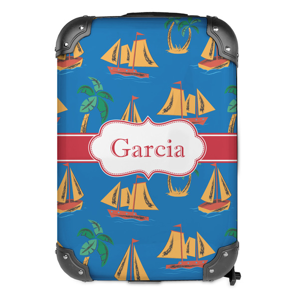 Boats & Palm Trees 13" Hard Shell Backpacks - FRONT
